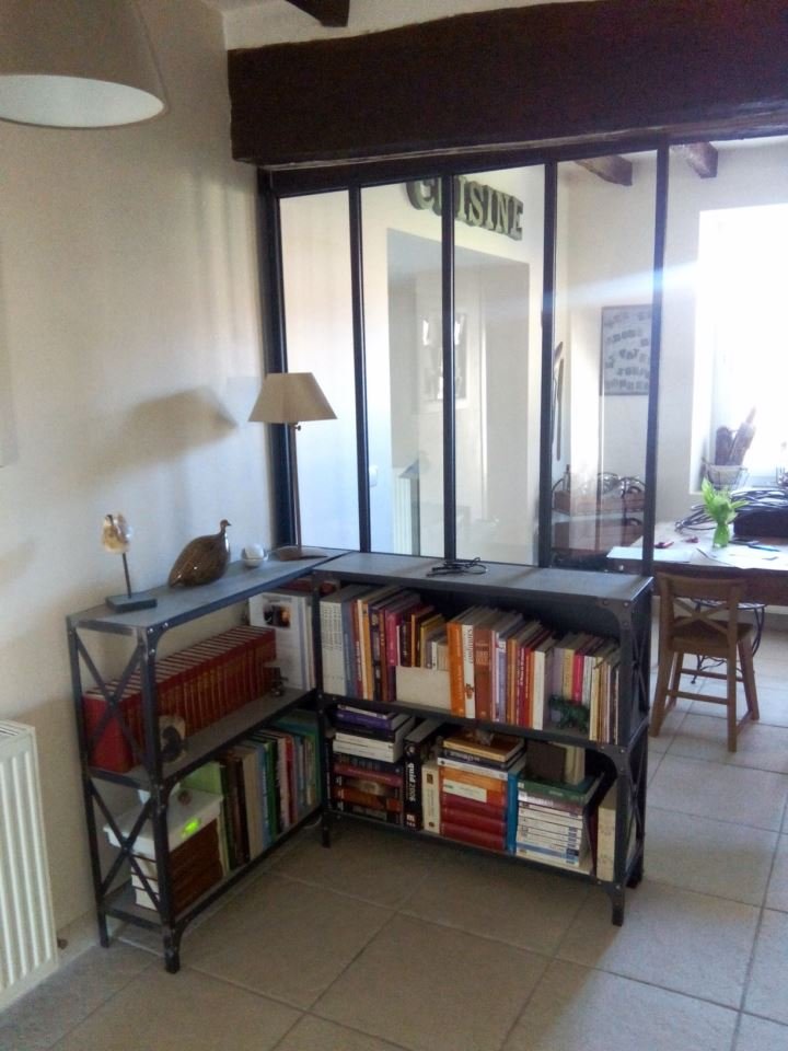 Bibliothèque + verrière